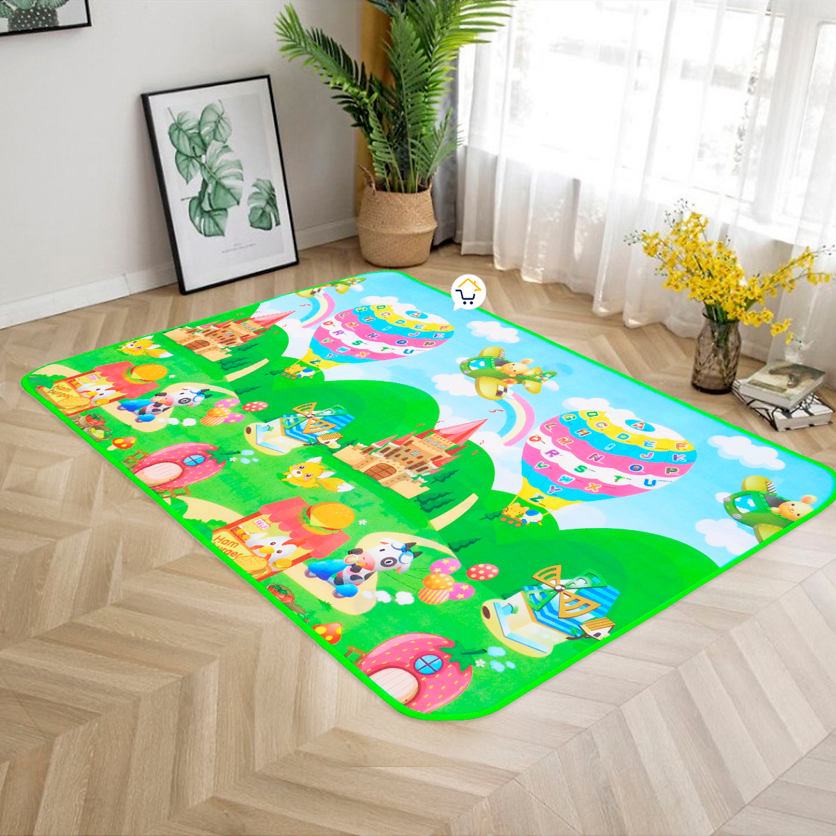 Miniatura 5 de Tapete Infantil Grande 2 En 1 Pj67